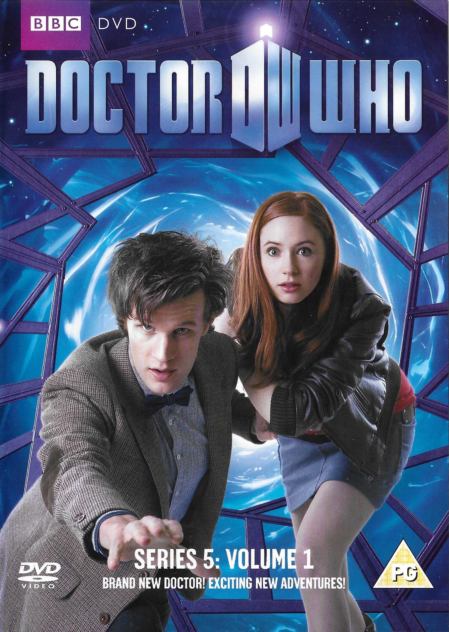 Picture of BBCDVD 3213 Doctor Who - Series 5, volume 1 by artist Steven Moffat / Mark Gatiss from the BBC records and Tapes library